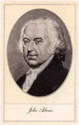 John Adams, andre president i USA, tidlig på 1900-tallet.