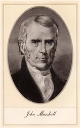 John Marshall , amerikansk statsmann og jurist, tidlig på 1900-tallet.