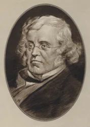 William Makepeace Thackeray (litho)