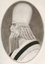 Zoroaster, aka Zarathustra, Zarathushtra Spitama eller Ashu Zarathushtra, fra Levende biografier om religiøse ledere