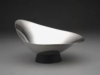 Moderne "Decorator"-skål, ca. 1959 (sølvplate og plast)