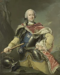Portrett av Frederick Christian, kurfyrst av Sachsen 1722-1763, 1751