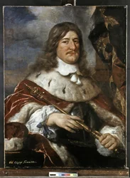 FRIEDRICH WILHELM I av Brandenburg «Der Grosse Kurfust» (Den store kurfyrsten) 1620–1688. D… (olje på lerret)