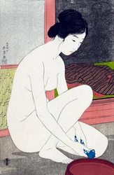 Woman After Bath av Goyo Hashiguchi