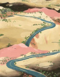 Road, 2013 (olje på papir)