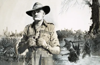 General Bill Slim, som ledet seieren mot japanerne i Burma