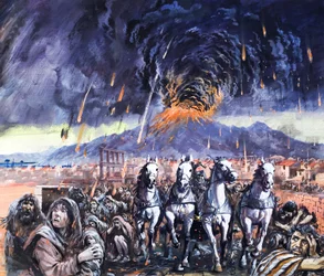 Tid og sted, fra «Pompeis siste dager»