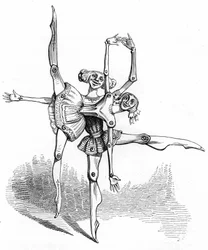 Illustrasjon til romanen #39;Un Autre Monde#39; av Henri Fournier