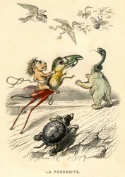 Illustrasjon til romanen #39;Un Autre Monde#39; av Henri Fournier