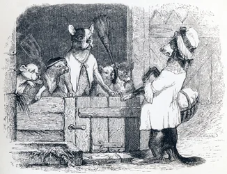 The Lice and his companion - Fables av La Fontaine
