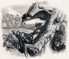 Dragen og nattergalen (Le milan et le rossignol) - Fabler av La Fontaine