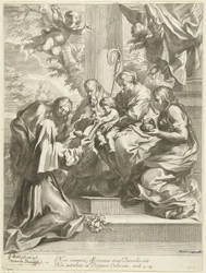 Saint Martina ved Marias føtter