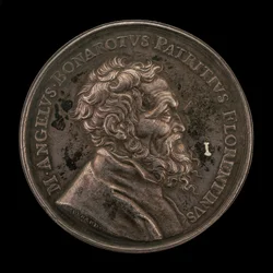 Michelangelo Buonarroti, 1475-1564, italiensk kunstner på forsiden, 1673.