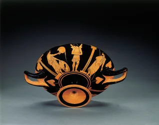 Lofts rødfigur kylix, ca. 470 f.Kr