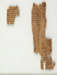 MS Gen 102613 Papyrus 22 fra Johannesevangeliet (blekk på papyrus)
