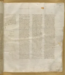 Legg til. MS 43725, f.334r, fra Codex Sinaiticus (vellum)