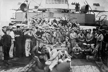 Motorromsvurderinger om bord på HMS Majestic, 1896.