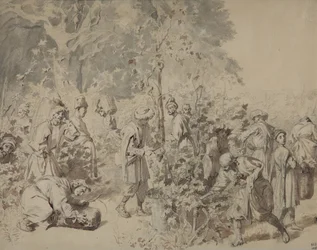 Druehøsting, mellom 1840 og 1847