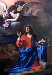 Guercino - Kristus ber i Getsemane før han blir arrestert. I tvilens pine, NMW A 7