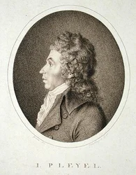 Ignaz Joseph Pleyel (1757-1831) gravert av F.W. Nettling