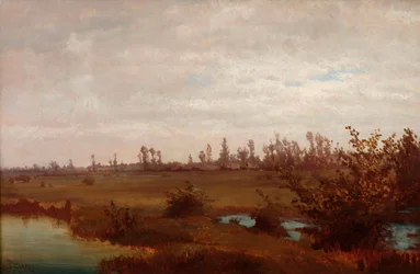 November Swamps on the Sile, 1870-tallet.