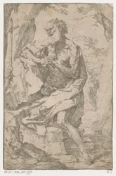 Saint Hieronymus i villmarken