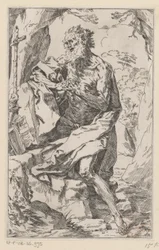 Saint Hieronymus i villmarken