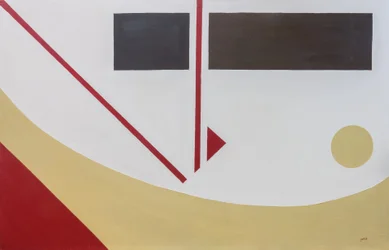 Suprematistisk komposisjon av Urbino, 2017 (olje på lerret)