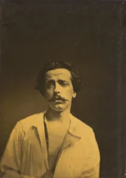 Ekstrem smerte, Kristi hode (venstre); Minne om kjærlighet eller ekstatisk blikk (høyre), 1854–1856, trykt 1862 (foto)