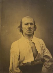 Ansikt i hvile, 1854–1856, trykt 1862 (foto)