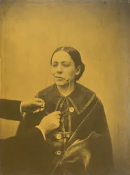 Hånlig avsky (venstre); Hånlig latter (høyre), 1854–1856, trykt 1862 (foto)