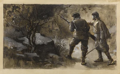 Kennybol og Guldon Stayper, ca. 1889 (olje på lerret)