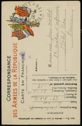 Autografpostkort til Jean Mollet, 31. juli 1915