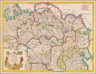 Kart fra 1766 - Kart over Tartary tegnet på relasjonene