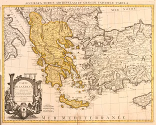 Kart over Hellas(etsing