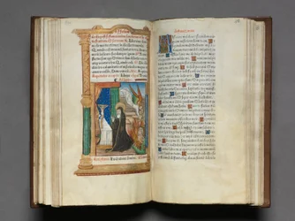 Trykt tidebok (bruk av Roma): fol. 85r, dominikanernonne