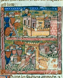 Forræderi fra Firouz og angrep av byen Antiokia ved korstogene, juni 1098