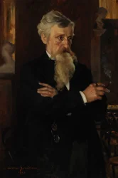 Portrett av August Schauman, journalist