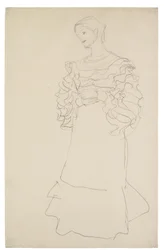 Portrett av Magda Mautner-Markhof Study