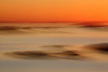 Abstrakt bilde av Orange Desert