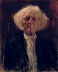 Blind mann - Maleri av Gustav Klimt (1862-1918), olje på lerret