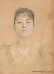 Portrett av en kvinne, ca. 1890-1891