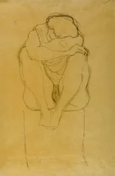 Sittende kvinne
