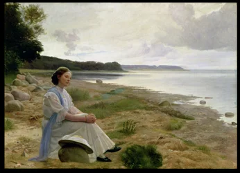 On The Beach (olje på lerret)