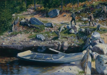 Hjem fra fiske