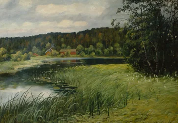 Sommerkveld ved Bondi Water i Asker
