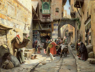 Gatescene i Damaskus