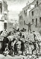 The Barricade, illustrasjon fra 
