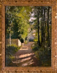 Allée sousbois i Normandie