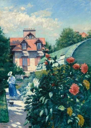 Dahliaer, hage ved Petit Gennevilliers, 1893.